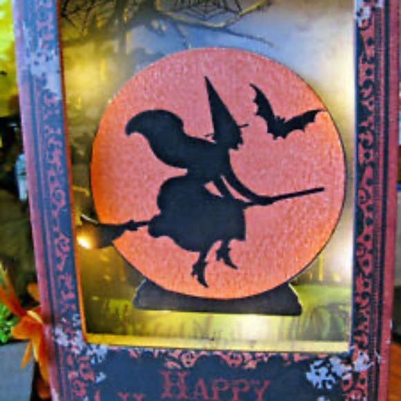 Halloween Light Up Witch Book / Stash Box - Picture 4 of 7